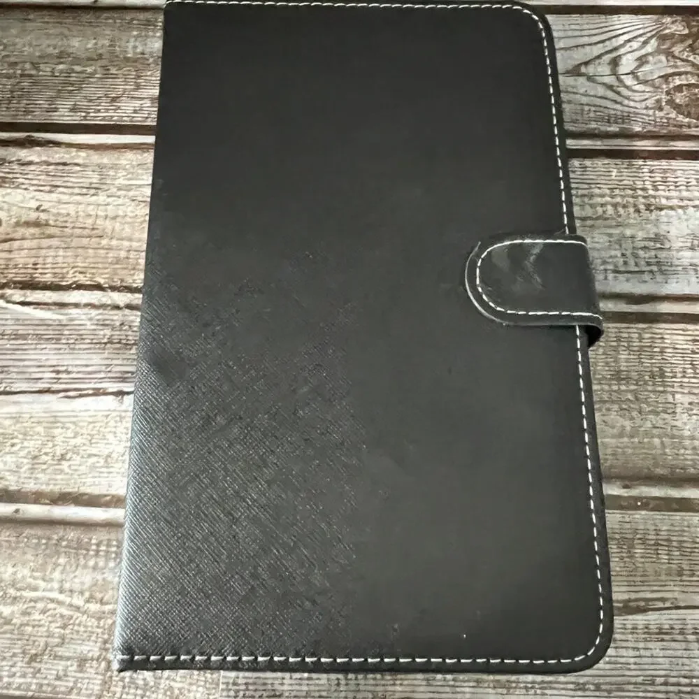 Tablet case and Keyboard. Can hold up to a 9” tablet.